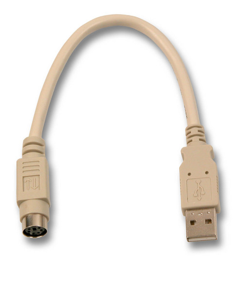 Naar omschrijving van K5307-020 - USB-PS/2 adapter, USB-A naar MD6, 20cm
