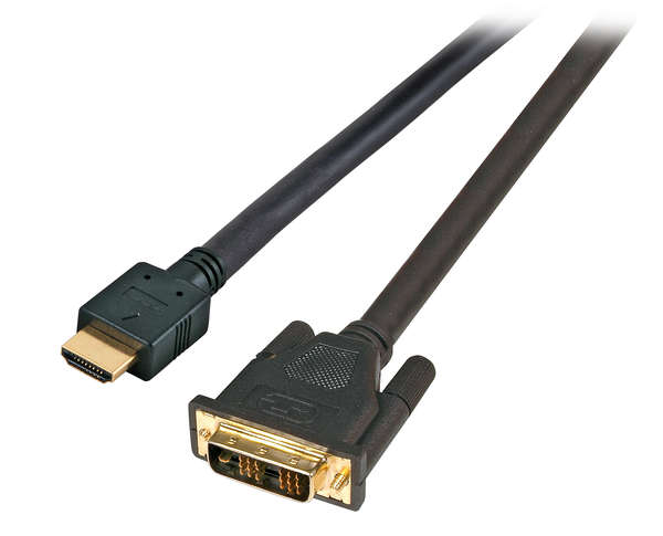 Naar omschrijving van K5432-20V2 - HDMI High Speed with Ethernet Cable, Plug Type A - Plug Type DVI-D 18+1, 20m