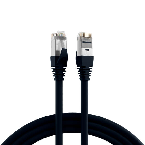 Naar omschrijving van K5538SW-20 - RJ45 Patchkabel S/FTP, Cat.6A, TPE, 20m, schwarz