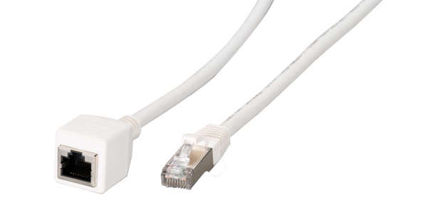 Naar omschrijving van K5546WS-10 - RJ45 patch cable extension Cat.6A, S/FTP, AWG26, white, 10m