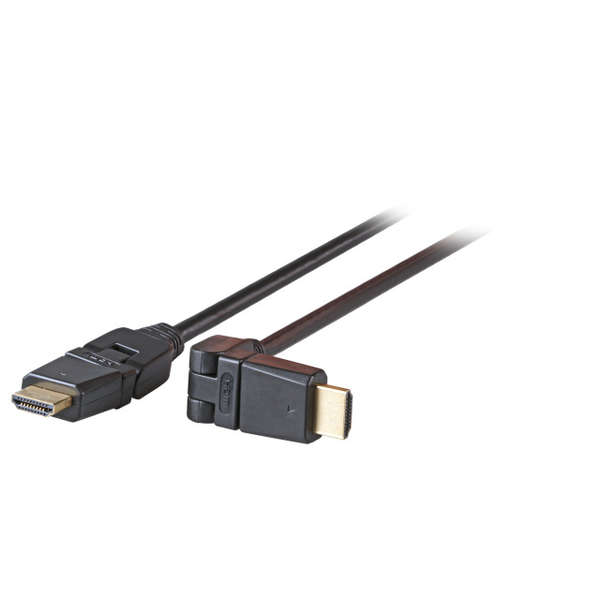 Naar omschrijving van K7905SW-3 - HighSpeed HDMIâ„¢ Connection Cable with Ethernet M-M 180° 3m
