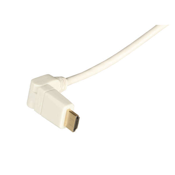 Naar omschrijving van K7905WS-3 - HighSpeed HDMIâ„¢ Connection Cable with Ethernet M-M 180° 3m, white