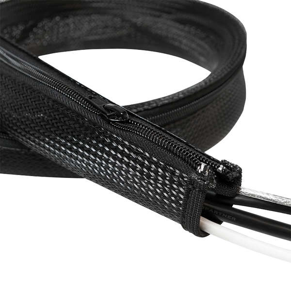 Naar omschrijving van KAB0048 - Flexible cable protection with zipper, 50 x 35 x 1000 mm