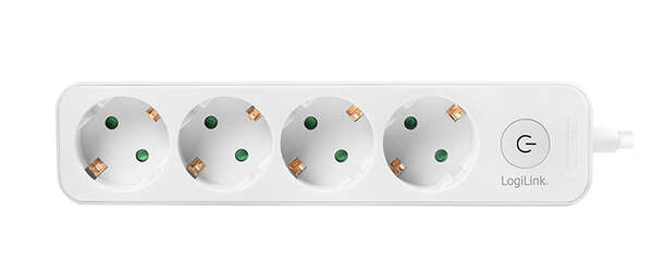 Naar omschrijving van LPS245 - Outlet Strip, 4 safety sockets, white