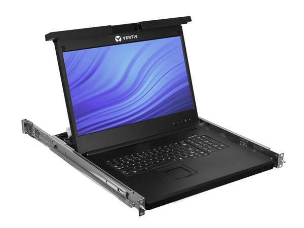 Naar omschrijving van LRA185KMM16D-001 - Vertiv AVOCENT LCD Rack Console KVM Switch - 16 Computer(s) - 47 cm (18.5) LED