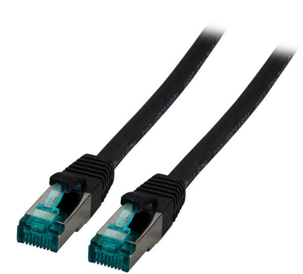Naar omschrijving van SL6AZW400 - RJ45 Patch cable S/FTP, Cat. 6A, black, 40m