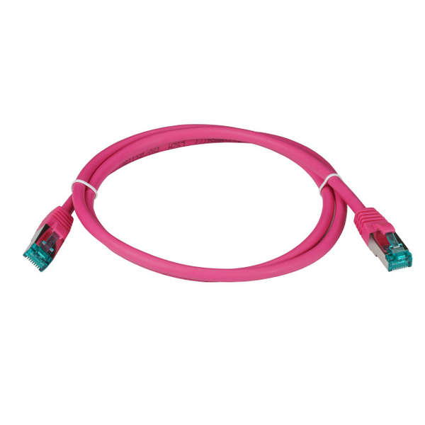 Naar omschrijving van SL6ARZ010 - Patch Cat.6A 10G S/FTP PIMF Roze 1m