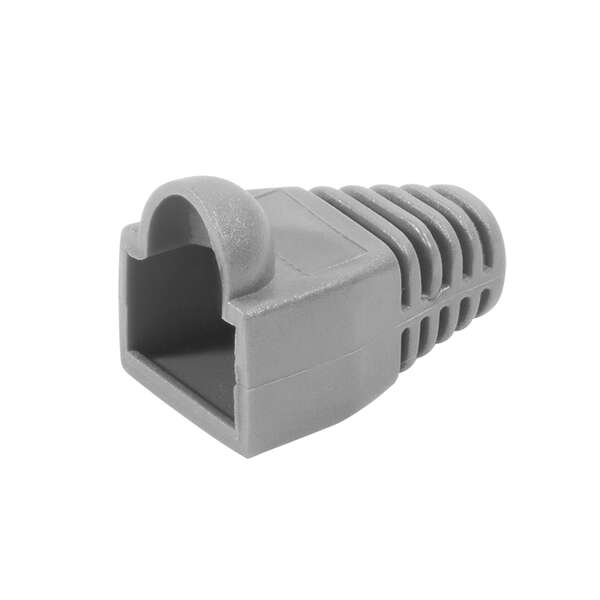 Naar omschrijving van MP0005 - RJ45 plug strain relief boot, 5.8 mm, grey, 100 pcs.