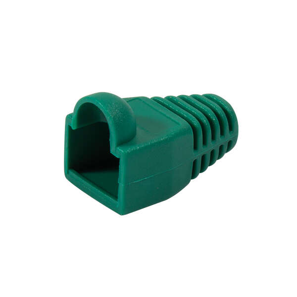 Naar omschrijving van MP0007 - Modular RJ45 Plug Cable Boot 5.8mm, Green, 100 pcs.