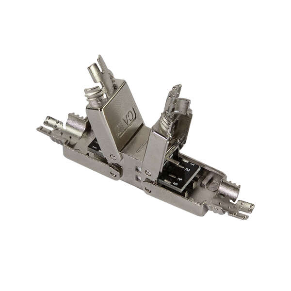Naar omschrijving van MP0057 - Field assembly Cat.7 cable connector, shielded, slim type