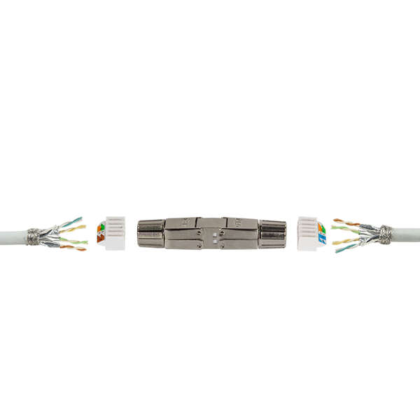 Naar omschrijving van MP0057 - Field assembly Cat.7 cable connector, shielded, slim type