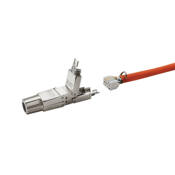 Naar omschrijving van MP0057 - Field assembly Cat.7 cable connector, shielded, slim type