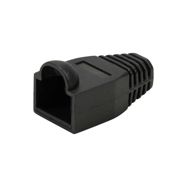Naar omschrijving van MP0064 - Modular RJ45 Plug Cable Boot 6.5mm BLACK, 50pcs