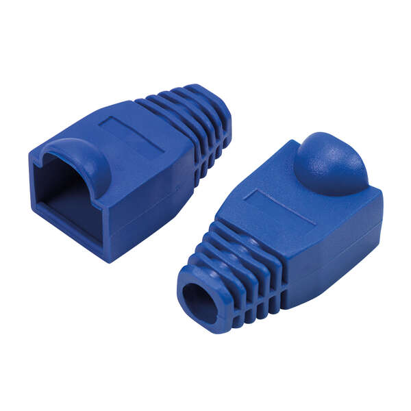 Naar omschrijving van MP0066 - Modular RJ45 Plug Cable Boot 6.5mm blue, 50pcs