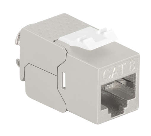 Naar omschrijving van NK4067 - Keystone Jack Cat.8.1 STP EconLine, 14.5 mm AWG 22-26