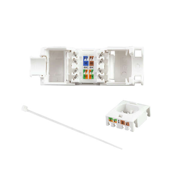 Naar omschrijving van NK4084 - Keystone Jack Cat.6A UTP dust cap type, 15 mm 22-26 AWG