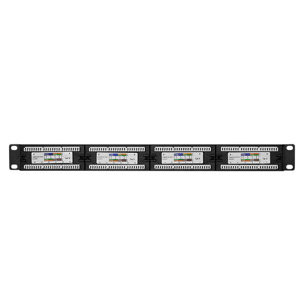Naar omschrijving van NP0004 - Cat.6 Patch Panel 24-Port UTP, 180° punch down