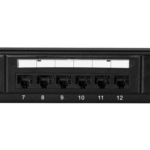 Naar omschrijving van NP0004 - Cat.6 Patch Panel 24-Port UTP, 180° punch down