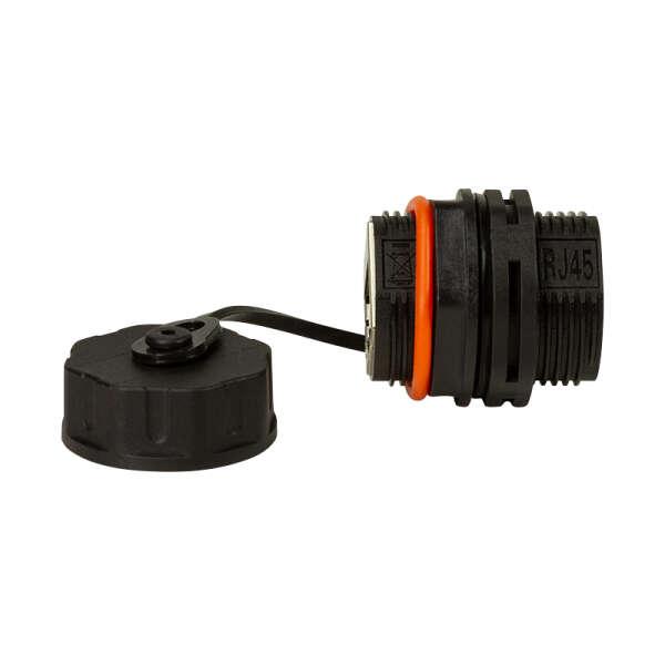 Naar omschrijving van NP0083 - Cat.6A outdoor bulkhead coupler 2 x RJ45, IP68