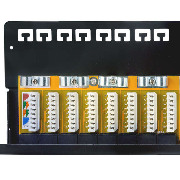 Naar omschrijving van NP0133 - Cat.6A Patch Panel 24-Port UTP, 1U, 90° IDC
