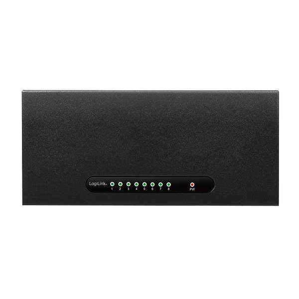Naar omschrijving van NS0111 - 8-Port Gigabit Ethernet desktop switch, metal casing
