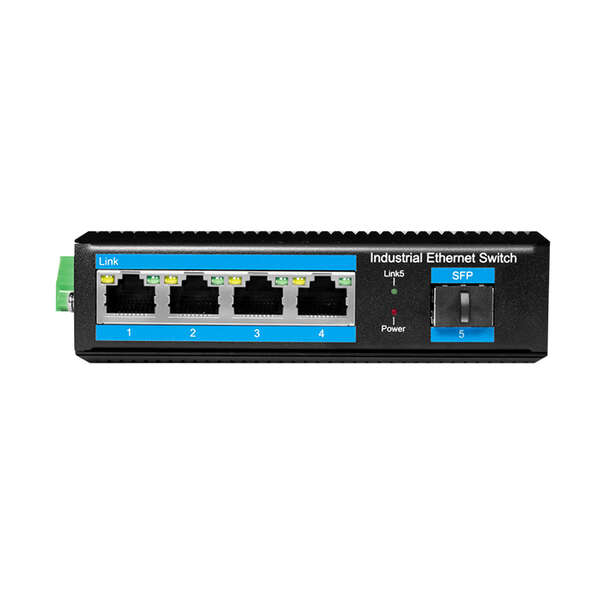 Naar omschrijving van NS204 - Industrial Gigabit Ethernet Switch, 4-Port 1000 Mbps + 1 port SFP