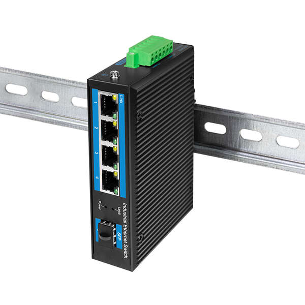 Naar omschrijving van NS204 - Industrial Gigabit Ethernet Switch, 4-Port 1000 Mbps + 1 port SFP