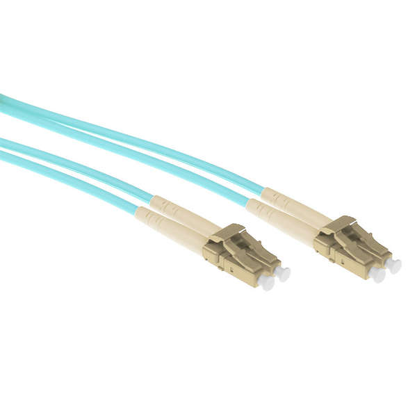 Naar omschrijving van OM3LCLC500-ARM - ACT 50 meter 50/125 OM3 duplex LC-LC ARMOURED fiber patch kabel