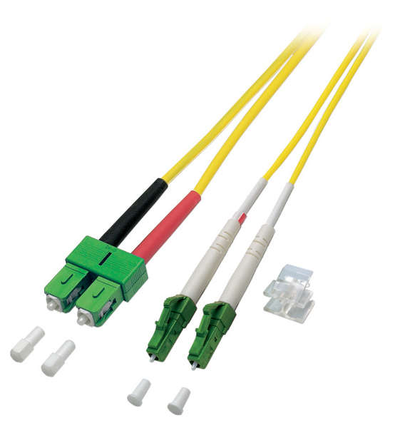 Naar omschrijving van OS2L8S8020 - Duplex Glasvezel Patchkabel LC/APC - SC/APC, 9/125, 2.8mm dikte, OS2, 2m