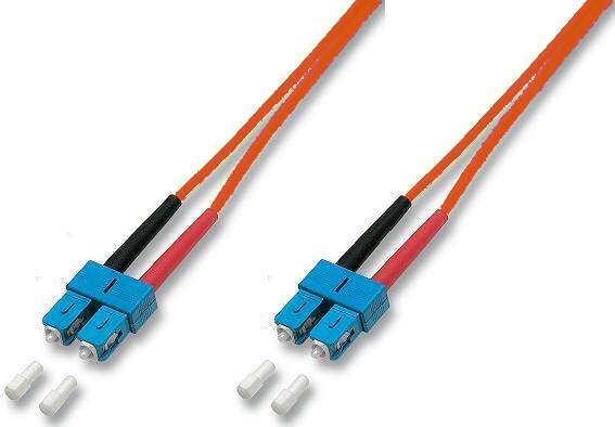Naar omschrijving van OS2SCSC030-RD - Duplex Glasvezel Patchkabel SC-SC 9/125 OS2, dikte 2,8mm, rood, 3m