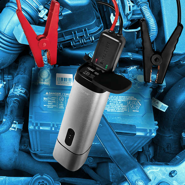 Naar omschrijving van PA0266 - Car Jump Starter, Mobile Power Bank, 10.000 mAh, w/flashlight