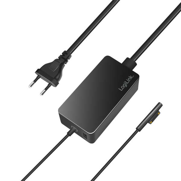 Naar omschrijving van PA0309 - Surface Laptop Charger, 65W, USB Port, Black