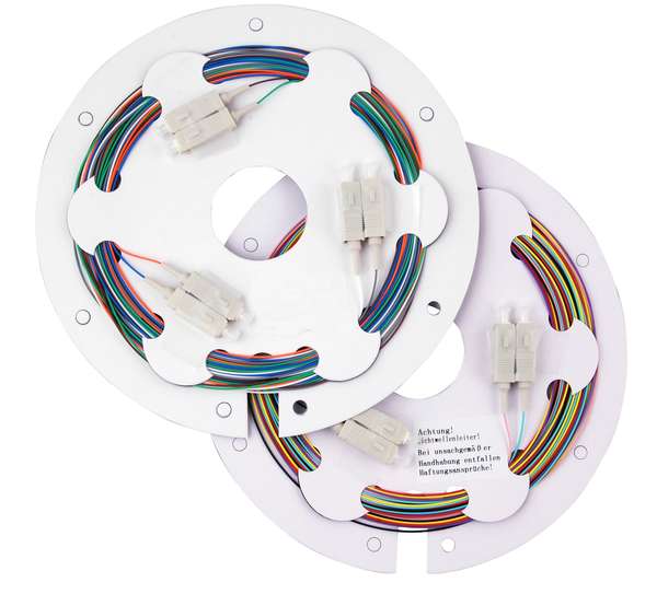 Naar omschrijving van O1015-2 - Set 12st Fiber pigtail SC/APC 8graden 9/125Mu, OS2, 2 m