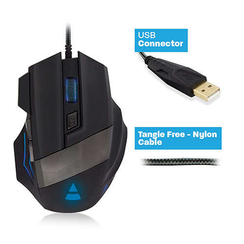 Naar omschrijving van PL3300 - Ewent Gaming muis, USB, 3200 dpi