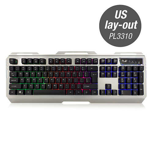 Naar omschrijving van PL3310 - Ewent Gaming Toetsenbord, USB, QWERTY Layout