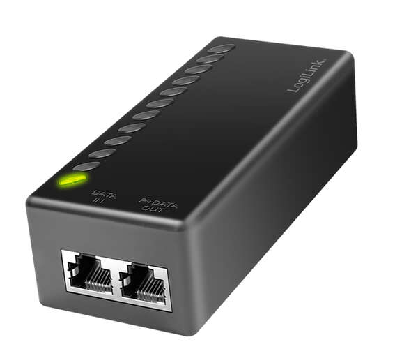 Naar omschrijving van POE004 - LogiLink PoE Injector, 30W Output Power 1 Gigabit