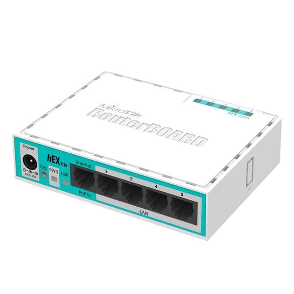Naar omschrijving van RB750R2 - MIKROTIK RouterBOARD hEX lite RB750R2