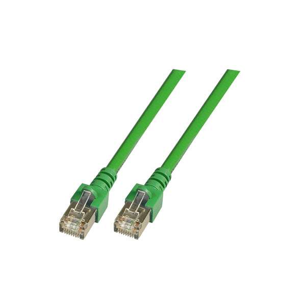 Naar omschrijving van ENS5GN010 - Cat.5e S/FTP patchkabel groen   1m