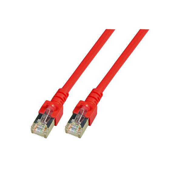 Naar omschrijving van ENS5RD010 - Cat.5e S/FTP patchkabel rood   1m