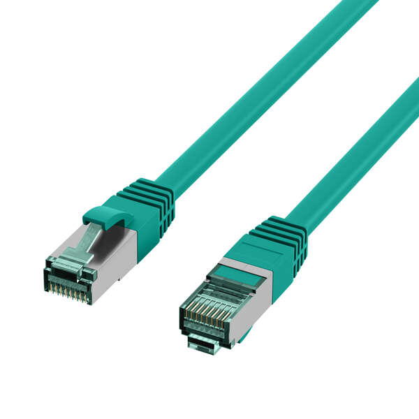 Naar omschrijving van SL6AGN0025 - RJ45 Patch Cord Cat.6A S/FTP LSZH green 0,25m