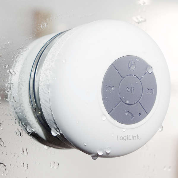 Naar omschrijving van SP0052W - Bluetooth shower speaker, white