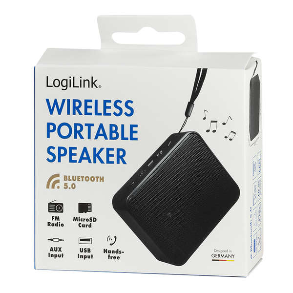 Naar omschrijving van SP0057 - Compact Bluetooth speaker, black