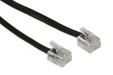 Naar omschrijving van TD5702 - RJ12 - RJ12 kabels M-M zwart  2m