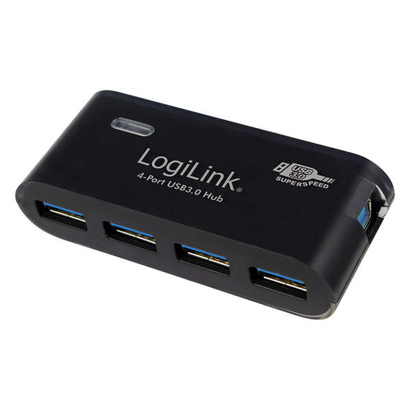 Naar omschrijving van UA0170 - LogiLink USB 3.0 Hub, 4-Port, Black