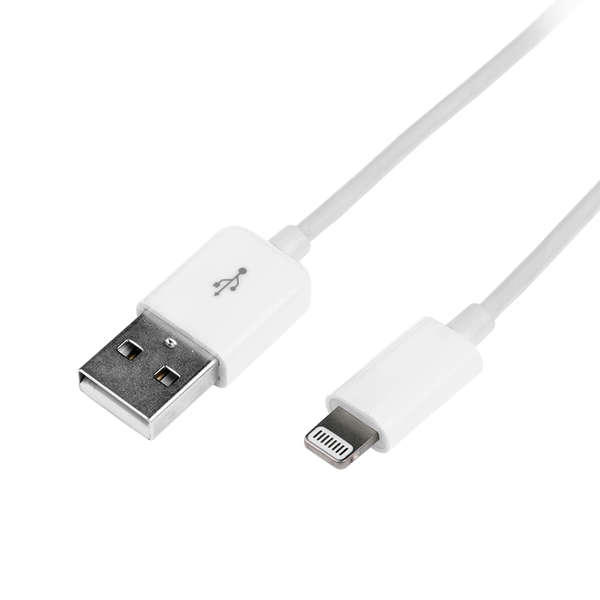 Naar omschrijving van UA0199 - LogiLink Apple Lightning to USB Connection Cable, white 1.00 m
