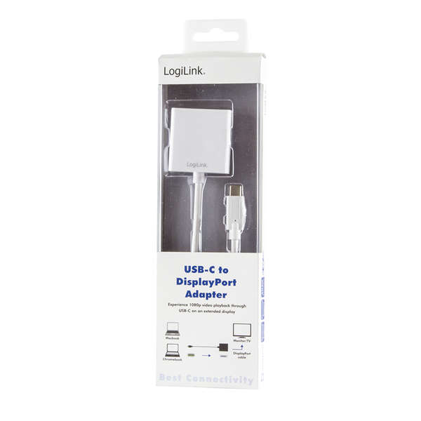 Naar omschrijving van UA0246A - LogiLink USB-C 3.1 to DisplayPort adapter