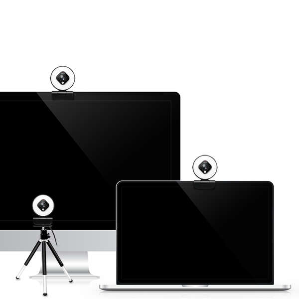 Naar omschrijving van UA0384 - Webcam, LL1 Stream, USB 2.0, HD 1920x1080, 76 degree, black