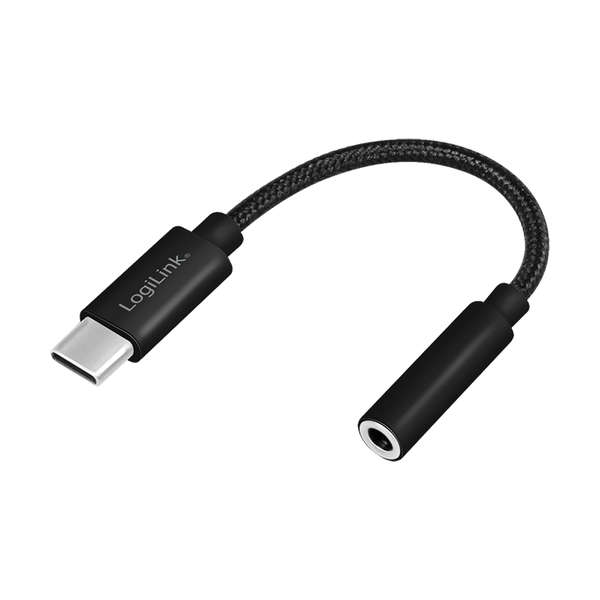 Naar omschrijving van UA0398 - USB Type-C cable to 3.5 mm audio jack adapter, 13 cm