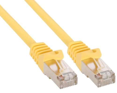 Naar omschrijving van UL6GE050 - Cat.6 UTP patchkabel met lipbeschermer geel 5m