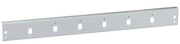 Naar omschrijving van VSB-FP-6SC-S - Frontplaat 6-v duplex LC of simplex SC Grijs